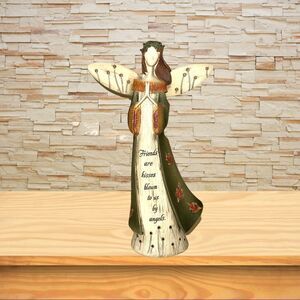 Ceramic angel! Beautiful little lady!